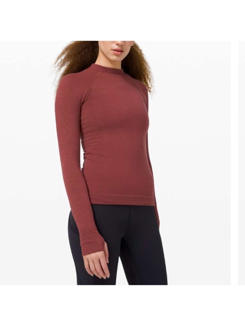 Lululemon Keep the Heat Thermal Long-Sleeve Crewneck Top